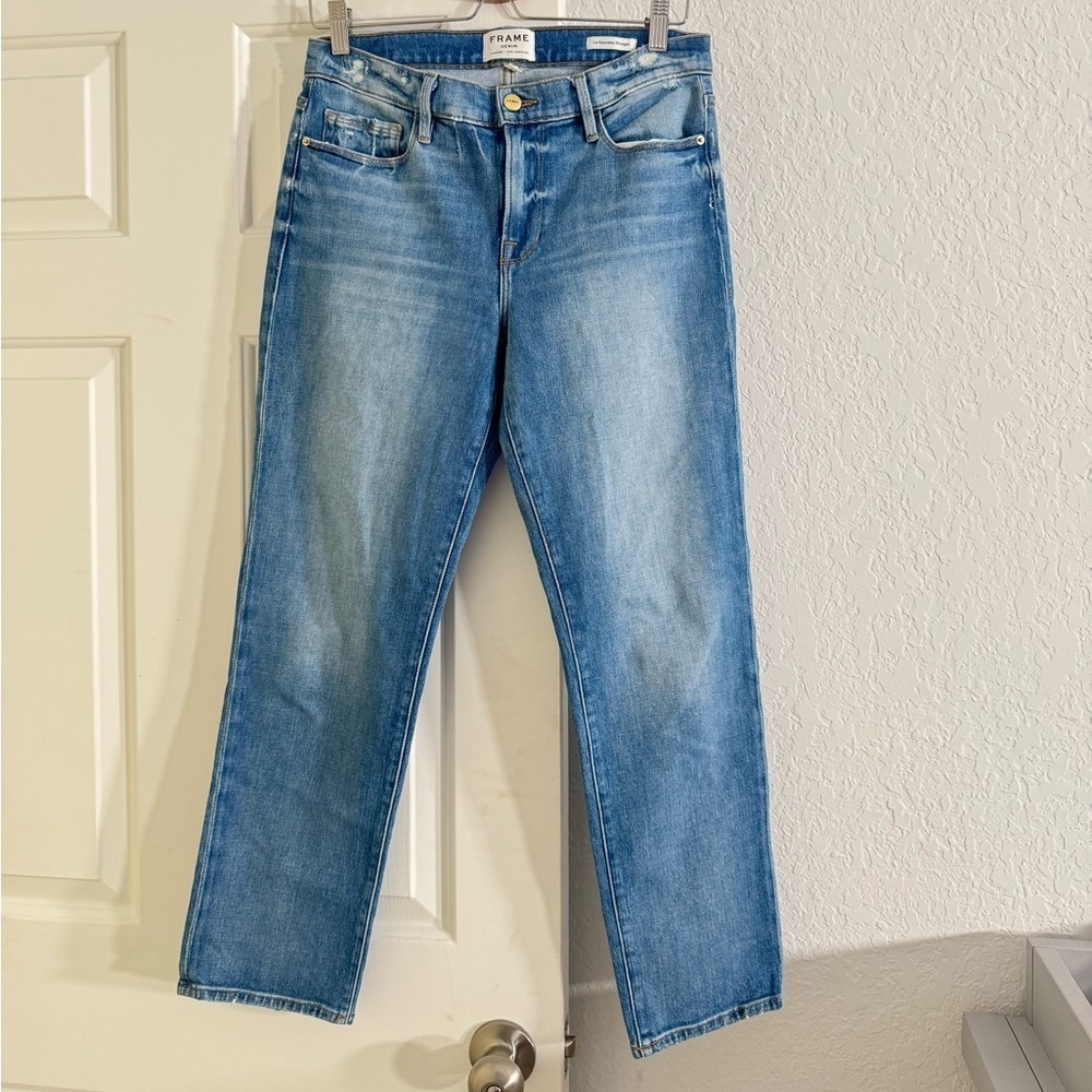 Frame Le Nouveau Straight Cropped Jeans - Picture 2 of 7
